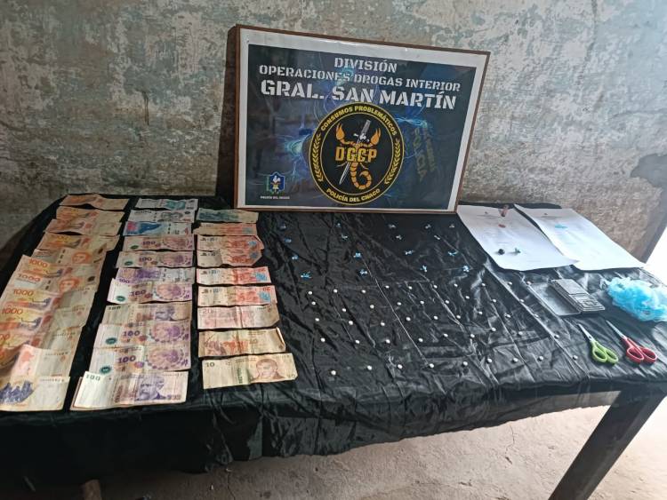 ALLANAN UN BUNKER DE DROGAS EN GENERAL SAN MARTÍN 