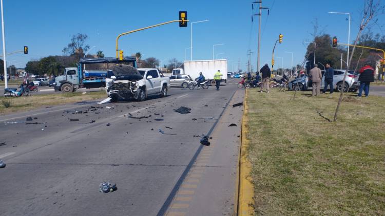 ACCIDENTE DE TRANSITO: UNA MUJER LESIONADA