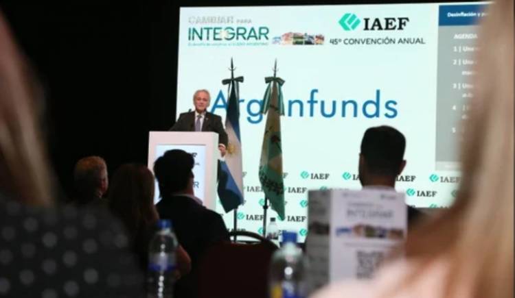 EL VICEPRESIDENTE DEL BANCO CENTRAL, EN EL IAEF: "NOSOTROS NOS ENAMORAMOS DE MUJERES, NO DEL CEPO"