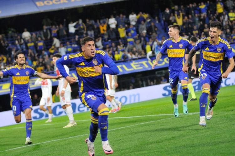 BOCA ENCONTRÓ UN POCO DE ALIVIO ANTE ARGENTINOS