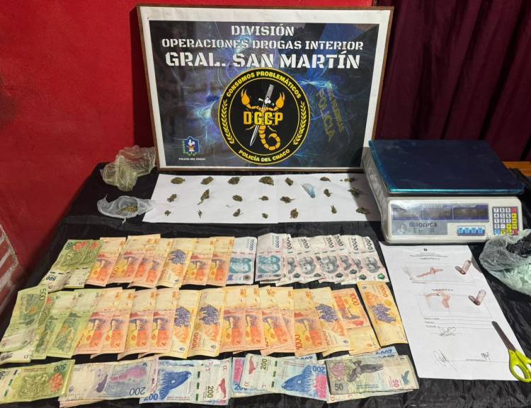 ALLANAMIENTO TERMINA CON UNA PERSONA NOTIFICADA Y MARIHUANA INCAUTADA