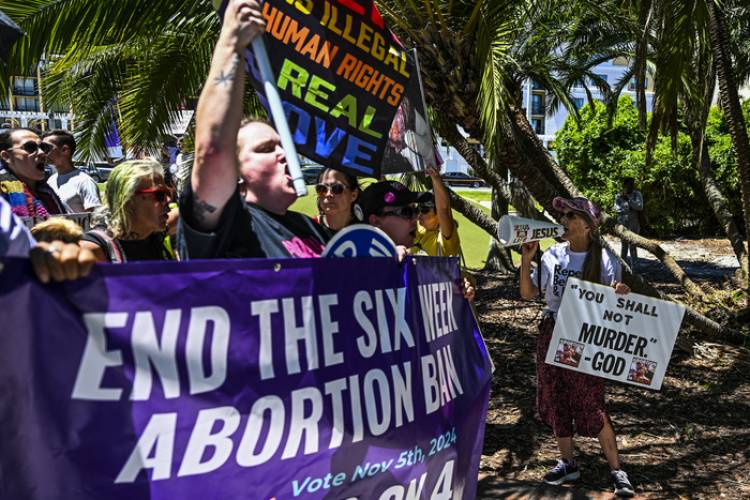 LA ENMIENDA SOBRE EL ABORTO FUE RECHAZADA EN FLORIDA Y APROBADA EN 10 ESTADOS