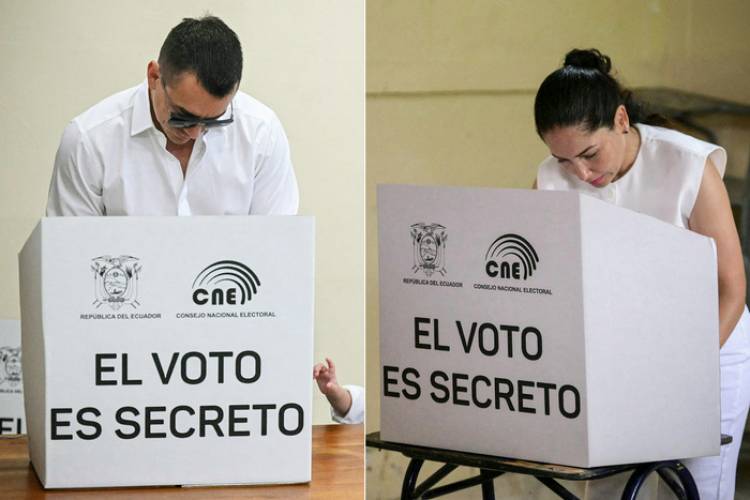 HABRÍA SEGUNDA VUELTA ENTRE NOBOA Y GONZÁLEZ EN ECUADOR
