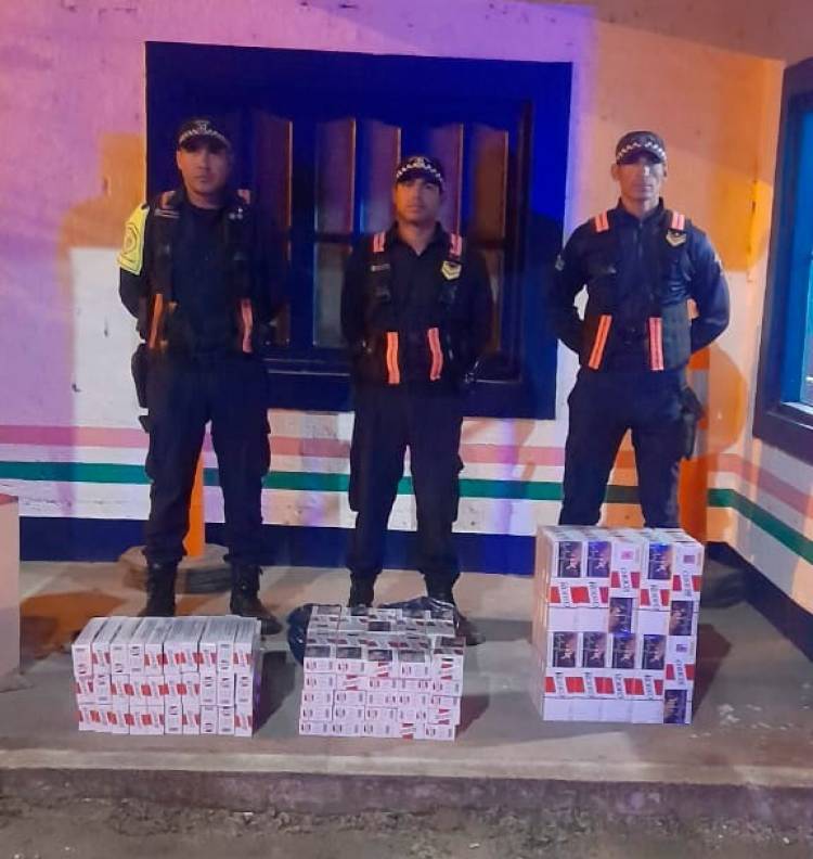SECUESTRÓ CIGARRILLOS ILEGALES VALUADOS EN MÁS DE $ 2 MILLONES