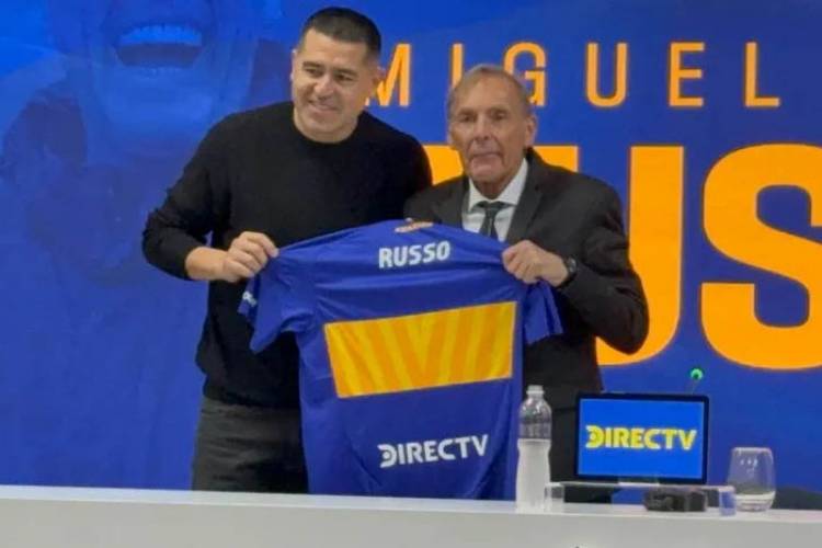 BOCA PRESENTÓ A MIGUEL RUSSO COMO NUEVO ENTRENADOR