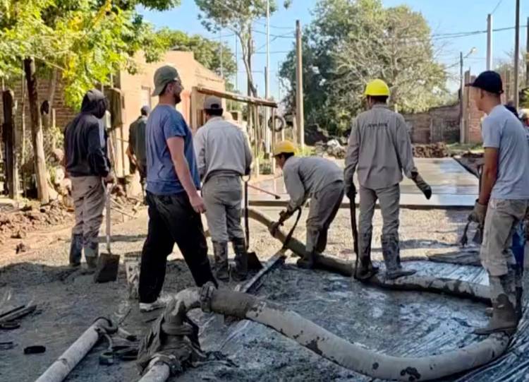 PLAN PROVINCIAL DE URBANIZACIÓN: FONTANA AVANZA CON NUEVAS OBRAS DE PAVIMENTO