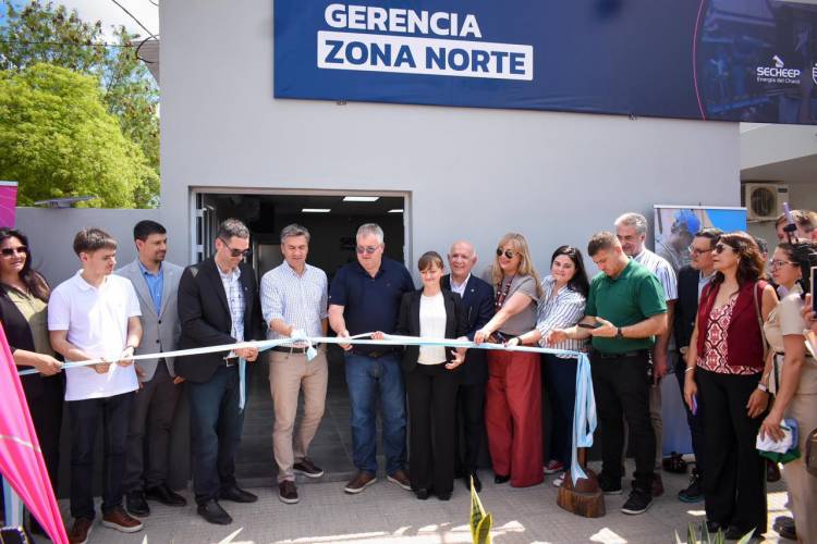 EL GOBERNADOR ZDERO INAUGURÓ LA NUEVA GERENCIA NORTE DE SECHEEP, EN CASTELLI