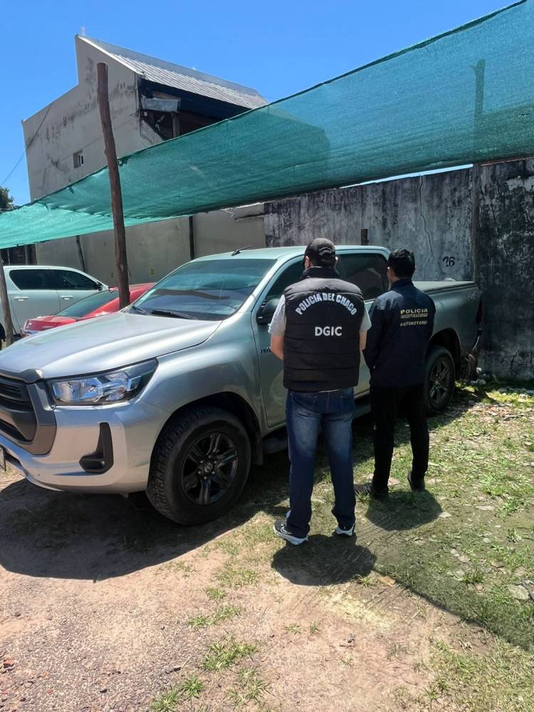 INTENTABAN VENDER UNA CAMIONETA CON MOTOR Y CHASIS ADULTERADO