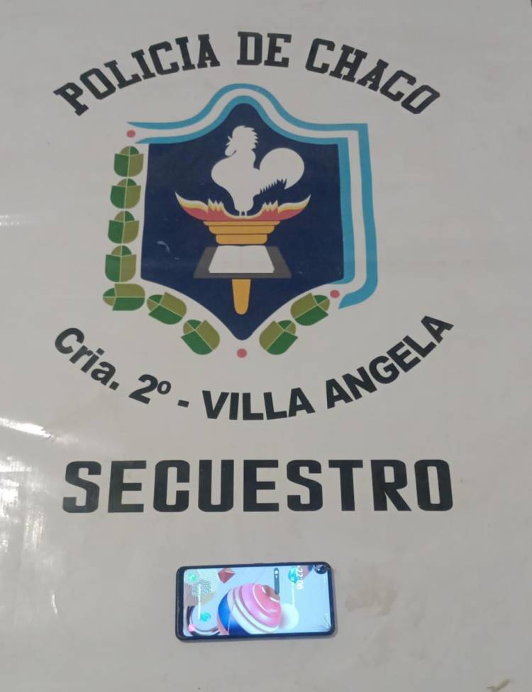 VILLA ÁNGELA: LA POLICÍA RECUPERÓ UN TELÉFONO QUE FUÉ ROBADO