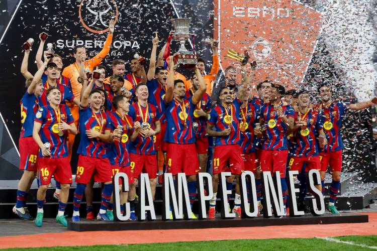 BARCELONA SE QUEDÓ CON LA SUPERCOPA DE ESPAÑA ANTE REAL MADRID