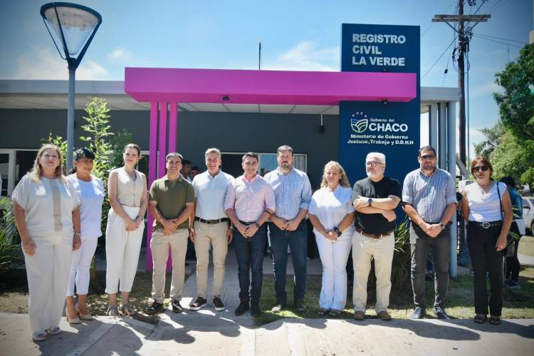 NUEVA INAUGURACIÓN EN LA VERDE: EL GOBERNADOR HABILITÓ “A NUEVO” EL EDIFICIO DEL REGISTRO CIVIL