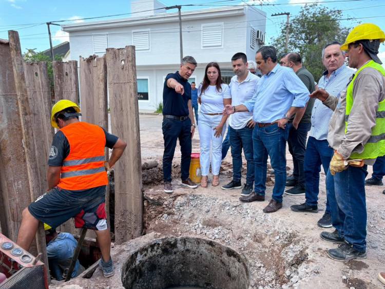 PLAN DE SANEAMIENTO AMBIENTAL: AVANZAN LAS OBRAS EN SÁENZ PEÑA