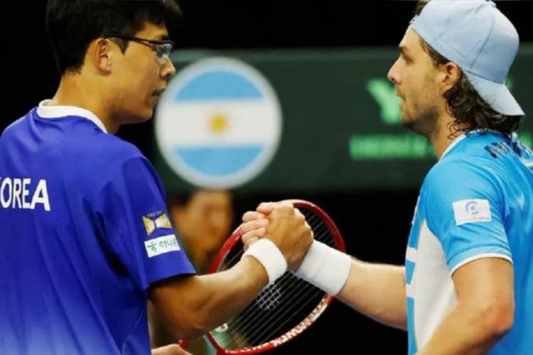 COPA DAVIS: ARGENTINA CAYÓ FRENTE A COREA DEL SUR Y DEBERÁ PELEAR LA PERMANENCIA