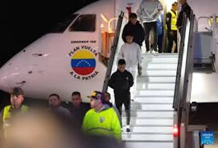 ARRIBÓ A VENEZUELA UN NUEVO VUELO CON 110 MIGRANTES DEPORTADOS DESDE ESTADOS UNIDOS