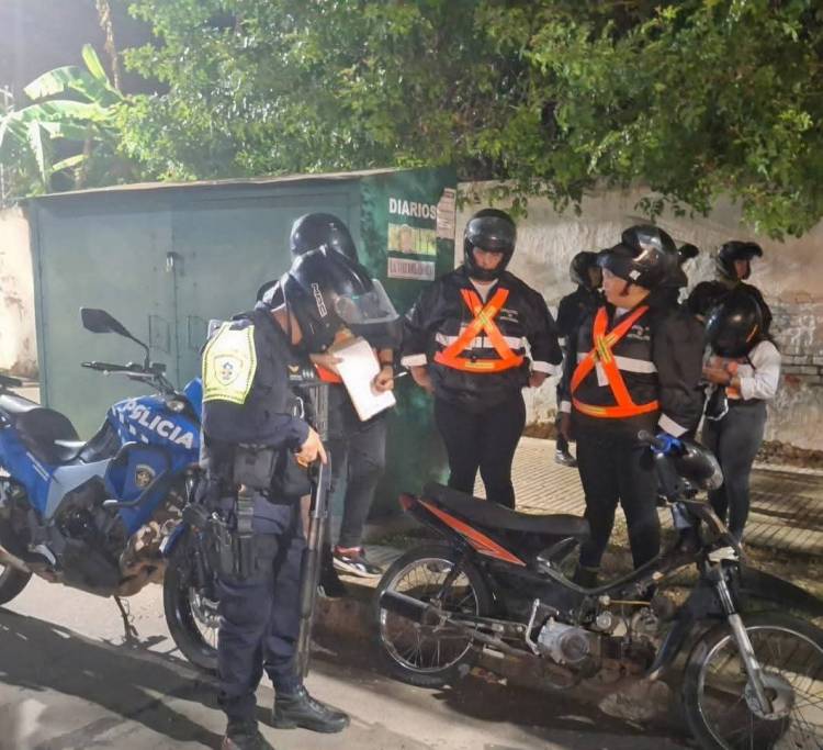 OPERATIVOS EN TODA LA PROVINCIA DEJARON UN SALDO DE MÁS DE 400 MOTOS SECUESTRADAS