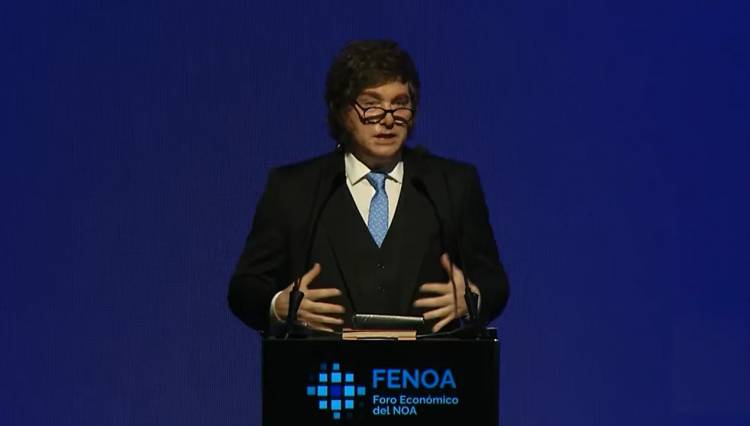 ANTES DE VIAJAR A HUNGRÍA, MILEI PARTICIPÓ DEL FORO ECONÓMICO DEL NOA EN TUCUMÁN Y ARREMETIÓ CONTRA EL GOBIERNO ANTERIOR