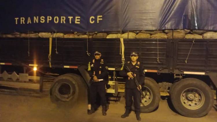 VIAJABA CON 28 MIL KILOS DE CARBÓN Y LO INCAUTARON EN LA RUTA 95 POR IRREGULARIDADES