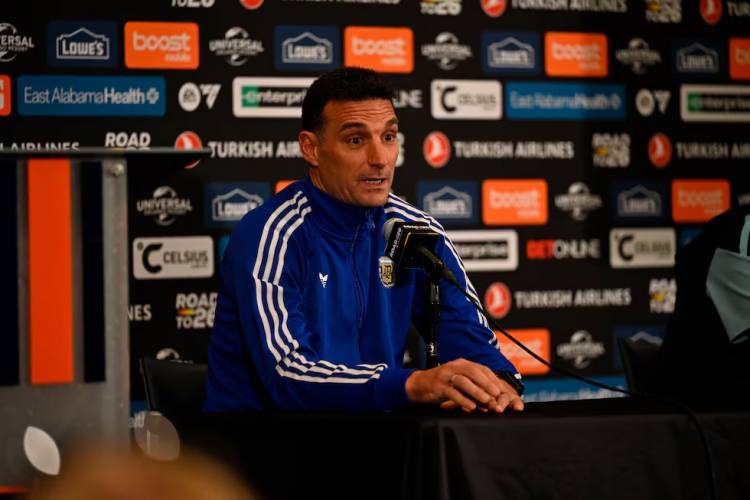 “ME PREOCUPA JUGAR EL AMISTOSO Y QUE TODOS TERMINEN BIEN”, DIJO SCALONI