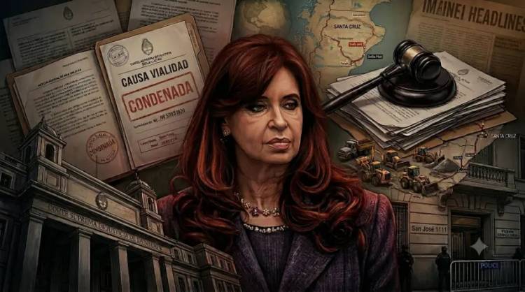 CRISTINA FERNÁNDEZ DE KIRCHNER CUMPLE UN AÑO CONDENADA POR LA CAUSA VIALIDAD