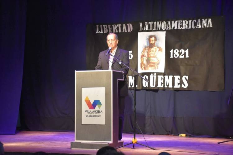 VILLA ÁNGELA CONMEMORÓ EL PASO A LA INMORTALIDAD DEL GENERAL MARTÍN MIGUEL DE GÜEMES