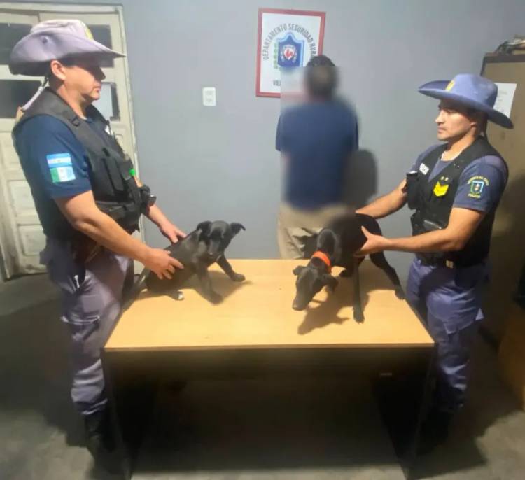 VILLA ÁNGELA VILLA ÁNGELA: DETUVIERON A UN HOMBRE POR PRESUNTO MALTRATO ANIMAL Y RESCATARON DOS CACHORRAS