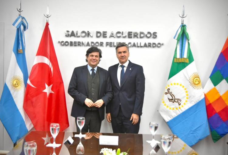 ZDERO RECIBIÓ AL EMBAJADOR DE TURQUÍA PARA AFIANZAR LOS VÍNCULOS COMERCIALES Y CULTURALES