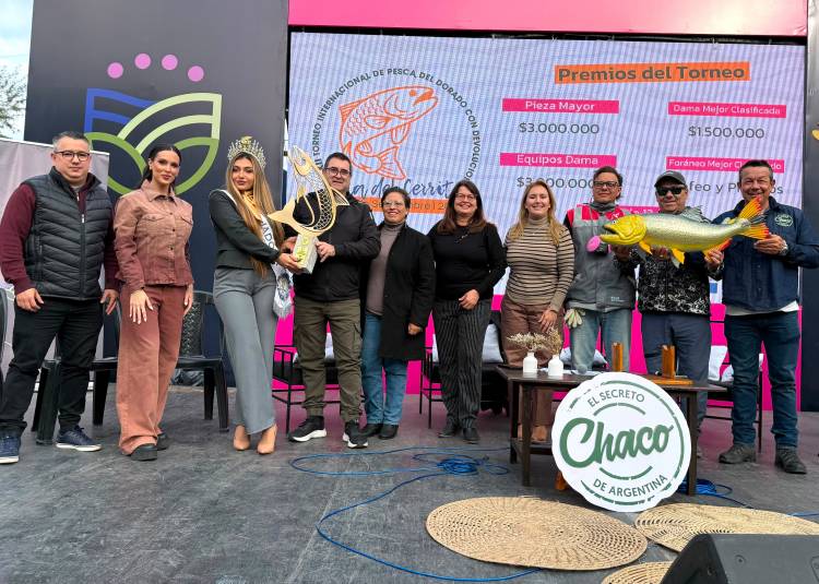 CHACO PRESENTÓ EL TROFEO QUE SERÁ EL NUEVO SÍMBOLO DEL TORNEO INTERNACIONAL DEL DORADO