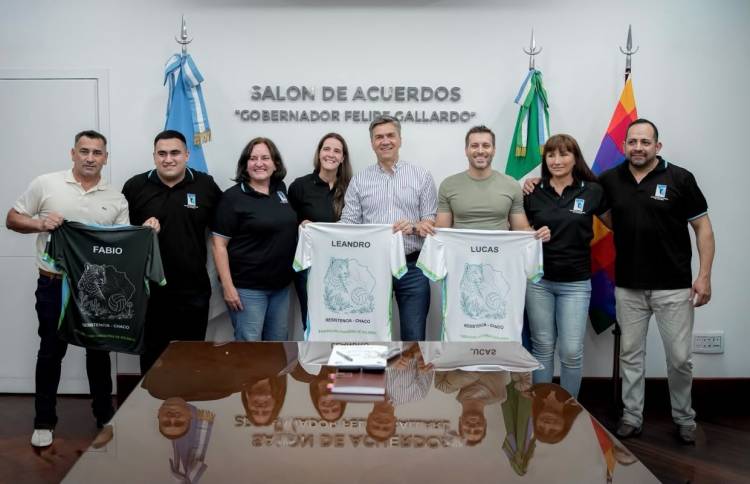 EL GOBERNADOR ZDERO RATIFICÓ EL APOYO AL TORNEO NACIONAL SUB-14 DE VÓLEY QUE SE DISPUTARÁ EN CHACO